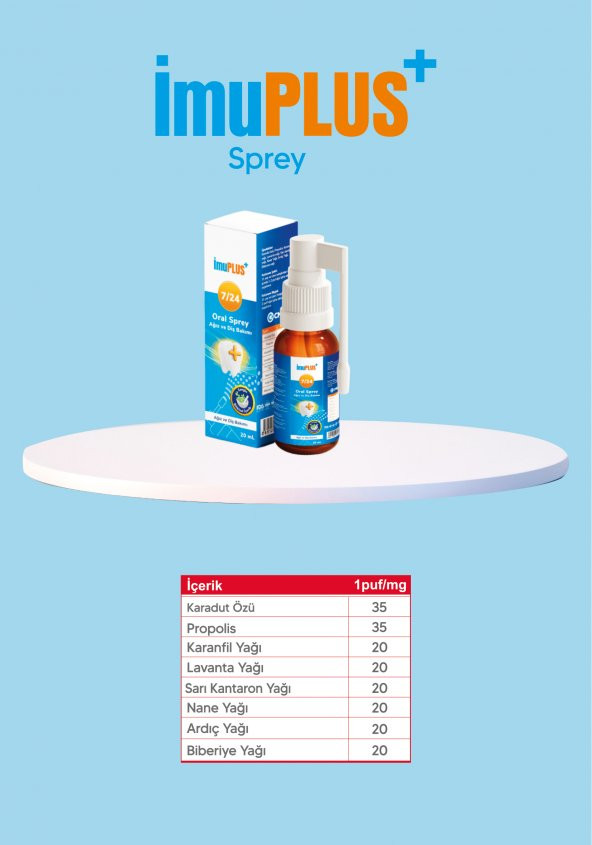 ImuPLUS Ağız Bakım Spreyi - Resim 2