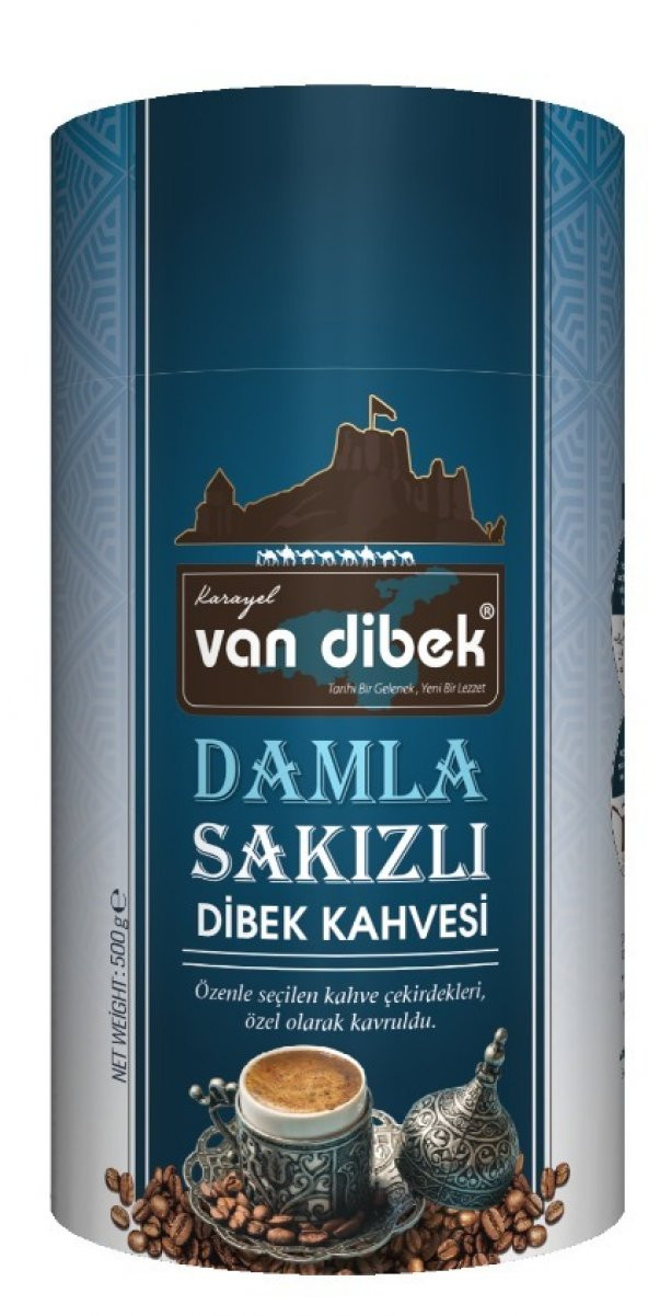 VAN DİBEK 250 GR DAMLA SAKIZLI DİBEK KAHVESİ ürün görseli 1