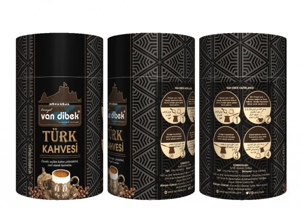VAN DİBEK TÜRK KAHVESİ 250 GR SİLİNDİR KUTU ürün görseli 1