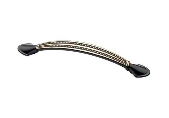 İnci Mobilya Dolap Çekmece Kulp 128 mm Siyah Altın ürün görseli 1