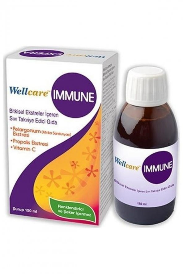 Wellcare Immune Şurup 150 Ml ürün görseli 1