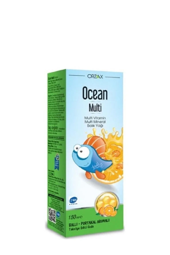 Ocean Multi Ballı Portakal Konsantreli Şurup 150 ml ürün görseli 1