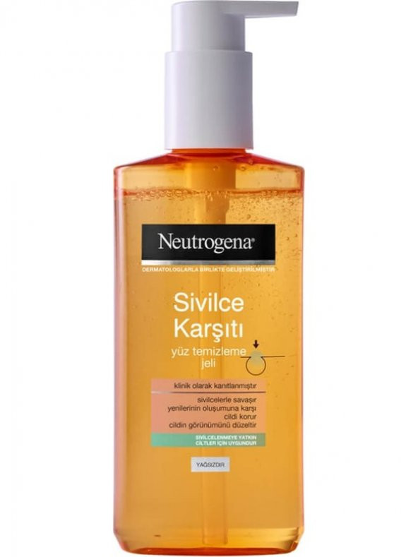 Neutrogena Yüz Temizleme Jeli Sivilce Karşıtı 200 ml ürün görseli 1