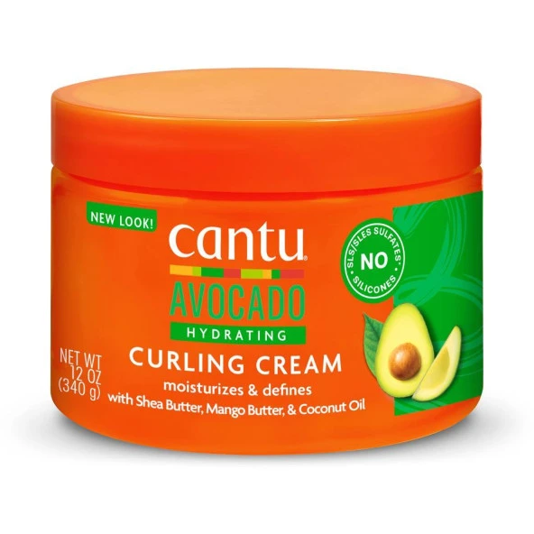 Cantu Avokado Kıvırcık ve Dalgalı Saçlar İçin Nemlendirici Bukle Belirginleştirici 340 gr ürün görseli 1