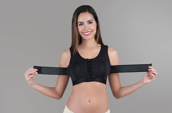 640 Liposuction Bandajlı Sütyen - Resim 2