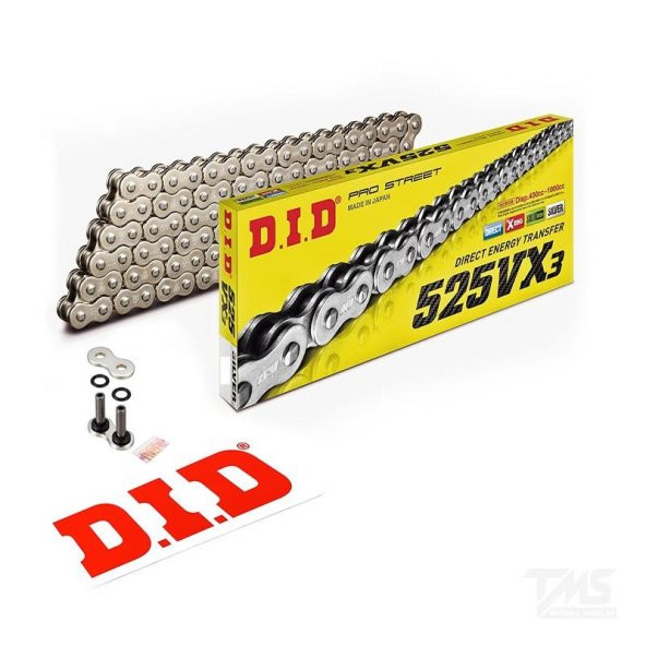 Did 525-110Vx3 2019-2021 Aprilia RSV4 1100 Uyumlu Zincir Vx3 Xring Silver ürün görseli 1