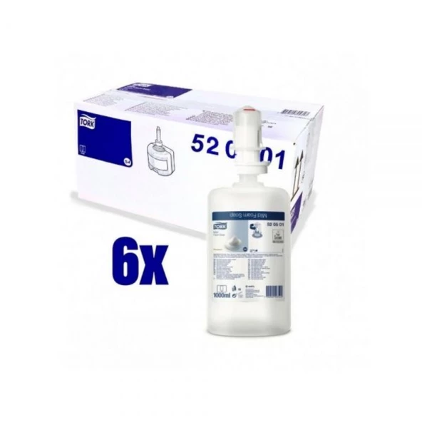 Tork Köpük Sabun Premium 1Litre x 6 Adet (520501) ürün görseli 1