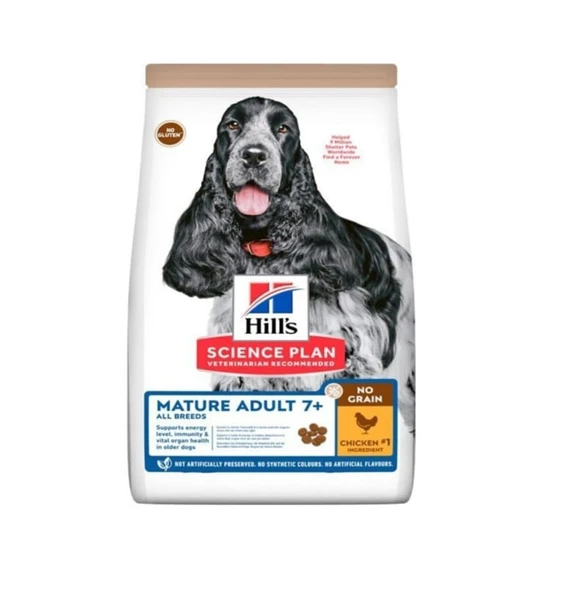 Hill's Tahılsız Tavuklu Yaşlı Köpek Maması 1 KG Açık Mama ürün görseli 1