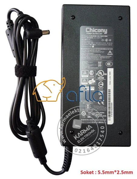 Asus Strix GL502VY-FI048T, GL502VY-FI063T Şarj Adaptörü 180W - Resim 2