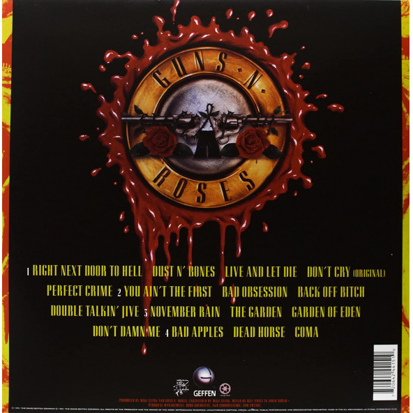 GUNS N' ROSES - USE YOUR ILLUSION I (2 LP) - Resim 2
