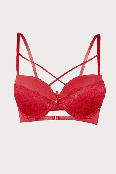 Kırmızı Crimson Hafif Destekli Sütyen ürün görseli 1