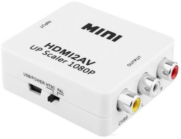 Hdmi To Av Rca Tos Çevirici Dönüştürücü Adaptör ürün görseli 1