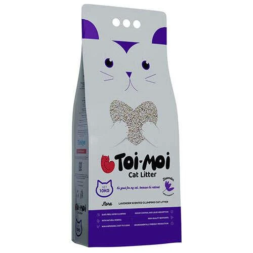 Toi Moi Natura Cream Lavanta Kokulu Topaklanan Kedi Kumu 10 Kg ürün görseli 1