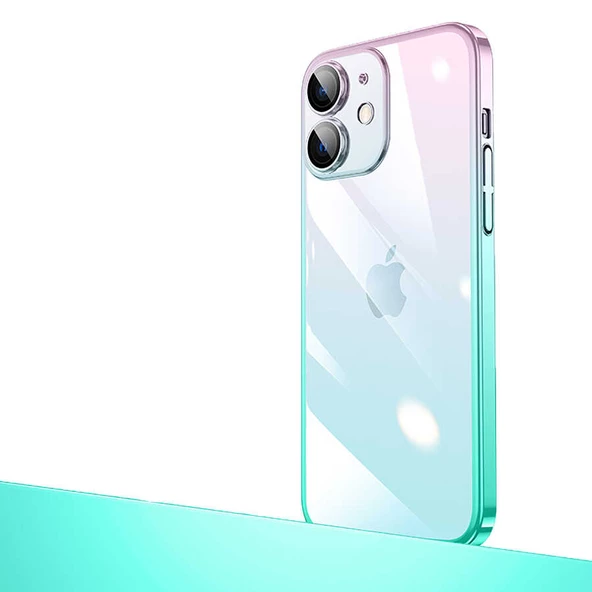 Apple iPhone 12 Kılıf Senkron Parlak Renk Geçiş Yüzeyli Kılıf ürün görseli 1