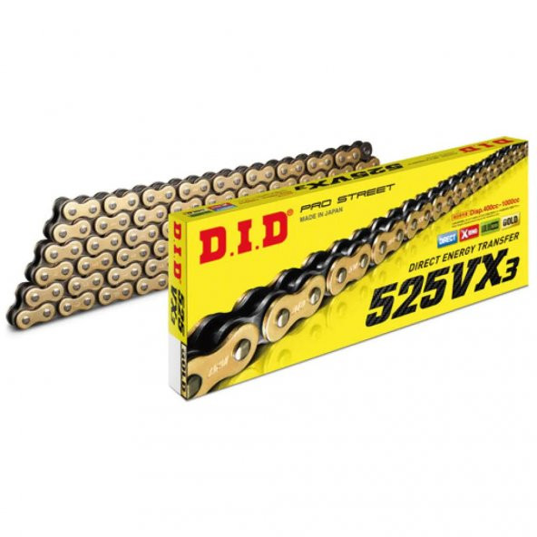Did 525-110Vx3 2019-2022 Aprilia RSV4 Factory Uyumlu Zincir Vx3 Xring Gold ürün görseli 1