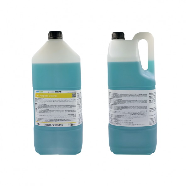ECOLAB TOPCLIN ALL PURPOSE CLEANER - 5 L (KLOR İÇERMEYEN TEMİZLİK ÜRÜNÜ) ürün görseli 1
