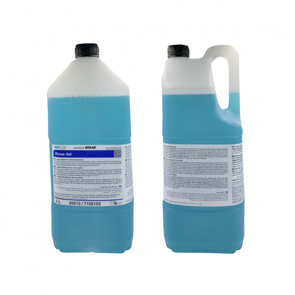 ECOLAB TOPCLIN RINSE AID - 5 L (KONSATRE BULAŞIK PARLATICISI) ürün görseli 1