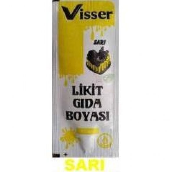 Visser Likit Gıda Boyası (12 ml) Sarı ürün görseli 1