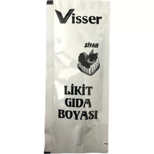 Visser Likit Gıda Boyası (12 ml) Siyah ürün görseli 1