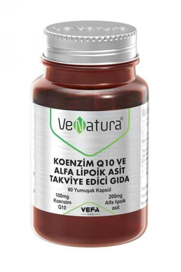 Venatura Koenzim Q10 Ve Alfa Lipoik Asit 60 Kapsül ürün görseli 1