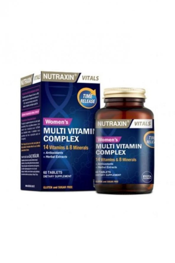 Nutraxin Womens Multi Vitamin Complex 60 Tablets ürün görseli 1