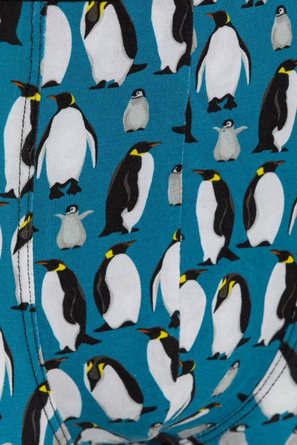 Farm Animals Penguins Desenli Boxer - Resim 4