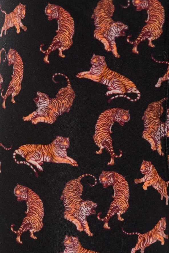 Farm Animals Tigers Desenli Boxer - Resim 4
