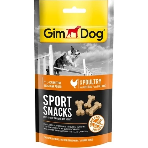 Gimdog Sportsnacks Tavuklu ve L-Carnitinli Ödül Tableti 60 gr ürün görseli 1
