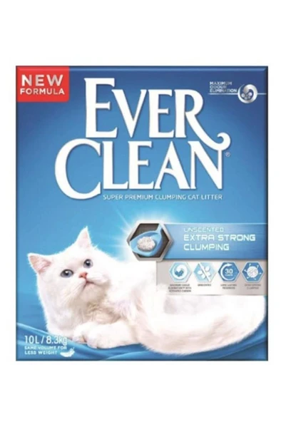 Ever Clean Ekstra Güçlü Topaklanan Kokusuz Kedi Kumu 10lt ürün görseli 1