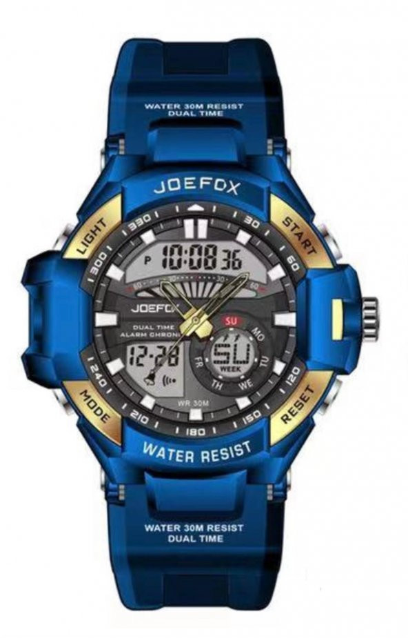 Joefox Erkek Kol Saati Dijital ve Analog Su Geçirmez ürün görseli 1