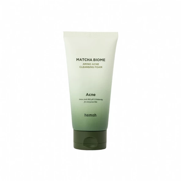 Heimish Matcha Biome Amino Acne Cleansing Foam - Matcha Özlü Akne Karşıtı Köpük Temizleyici ürün görseli 1