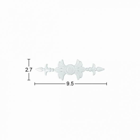 Bükülebilir Esnek Aplik 9,5x2,7cm EA-30 ürün görseli 1