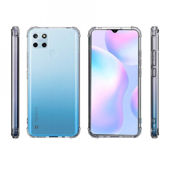 Realme C25Y Kılıf Zore 2mm Anti Shock Silikon ürün görseli 1