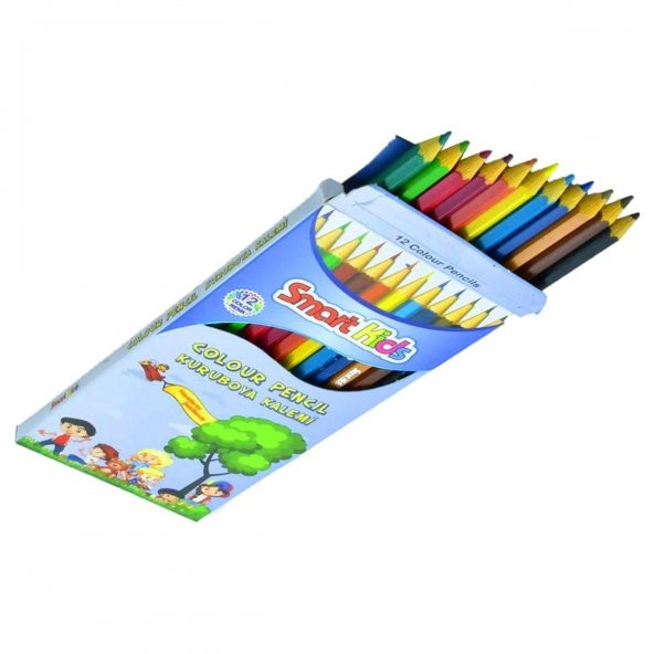 Smart Kids Kuruboya Kalem Seti - 12 Renk Tam Boy ürün görseli 1