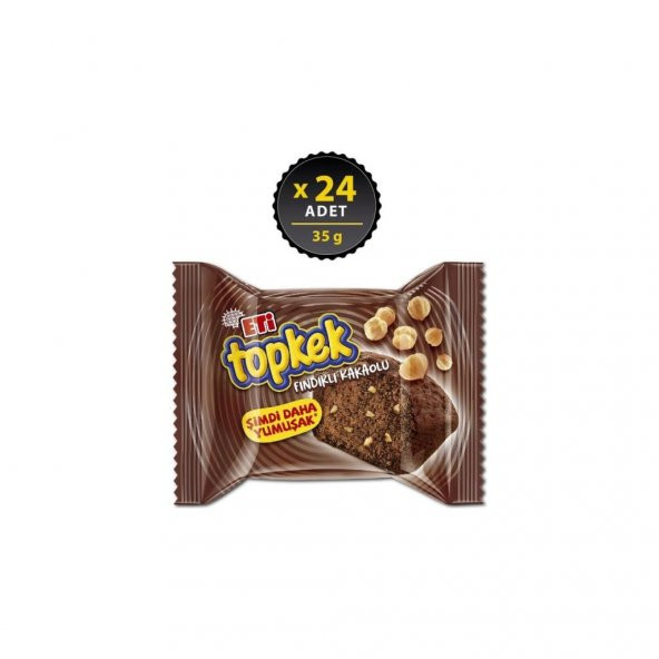 Eti Topkek Fındıklı Kakaolu 35 g x 24 Adet ürün görseli 1