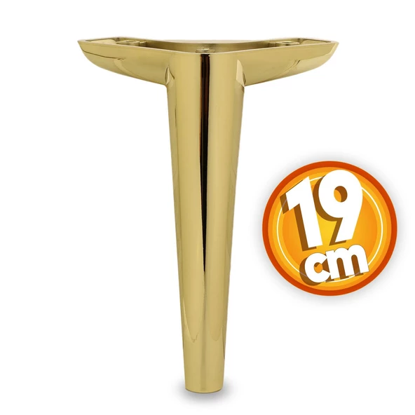 Piko Lüks Mobilya Kanepe Tv Ünitesi Konsol Koltuk Ayağı 19 Cm Gold Altın Ayakları ürün görseli 1
