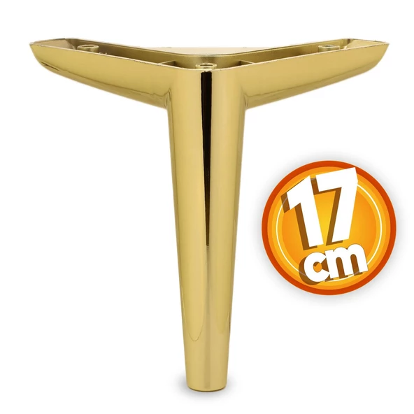 Piko Lüks Mobilya Kanepe Tv Ünitesi Konsol Koltuk Ayağı 17 Cm Gold Altın Baza Ayakları ürün görseli 1