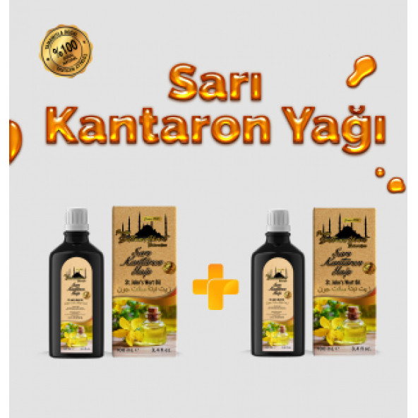 Tarihi SultanAhmet Baharatçısı Kantaron Yağı 2x100 Ml (Özel Üretim) ürün görseli 1