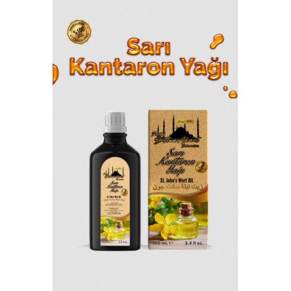 Tarihi SultanAhmet Baharatçısı Kantaron Yağı 100 Ml (Özel Üretim) ürün görseli 1