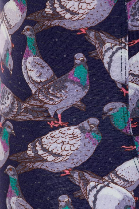 Farm Animals Pigeon Desenli Boxer - Resim 4