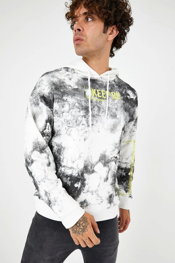 MARS YUZEYI DESENLI SWEAT - Resim 2
