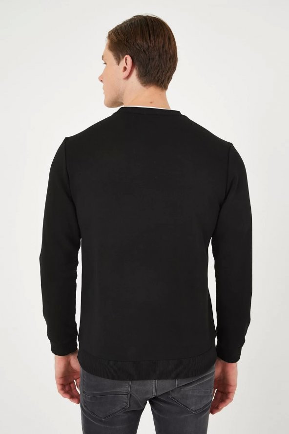 YAKA ETEK TASIRMALI SWEAT - Resim 3