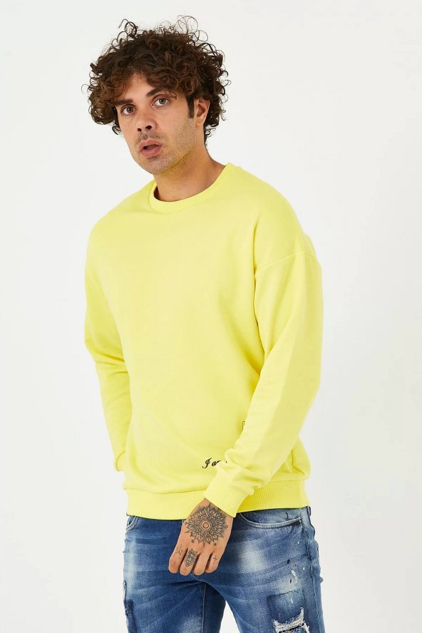 BREEZY ADAM SIRT BASKILI SWEAT - Resim 2