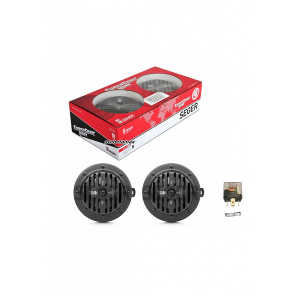 Supersonic Korna Röleli Seger 12 VOLT 70E Minibüs Kornası Hella Superton ürün görseli 1