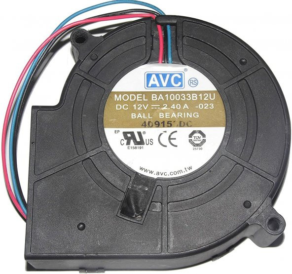 AVC 12V Salyangoz Fan Rulmanlı - BA10033B12U ürün görseli 1