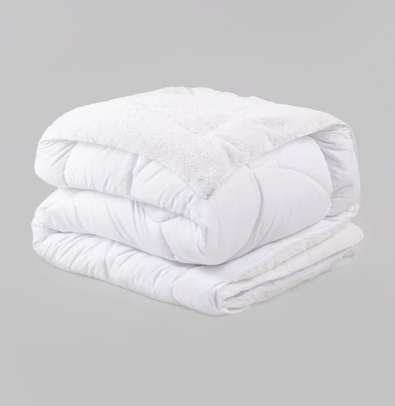 Cotton Box Çift Taraflı Peluş Sherpa Tek Kişilik Yorgan (155x215) ürün görseli 1
