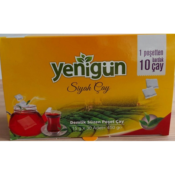 YENİGÜN DEMLİK SÜZEN POŞET ÇAY 450 GR ürün görseli 1