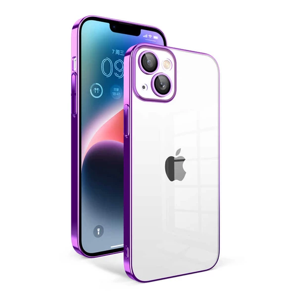 iPhone 14 Plus Kılıf Garaj Kenarları Renkli Kamera Korumalı Kılıf ürün görseli 1