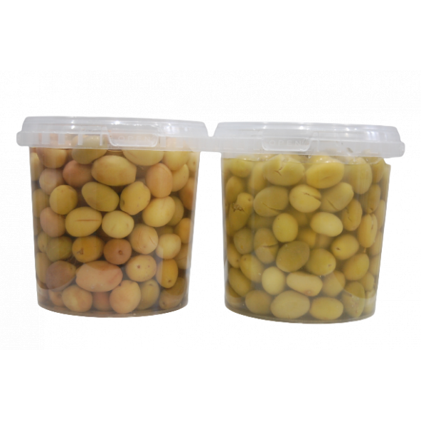 Sadıcım Çizik 650 Gr + Kırma 650 Gr Yeşil Zeytin Pet Kavanoz ürün görseli 1