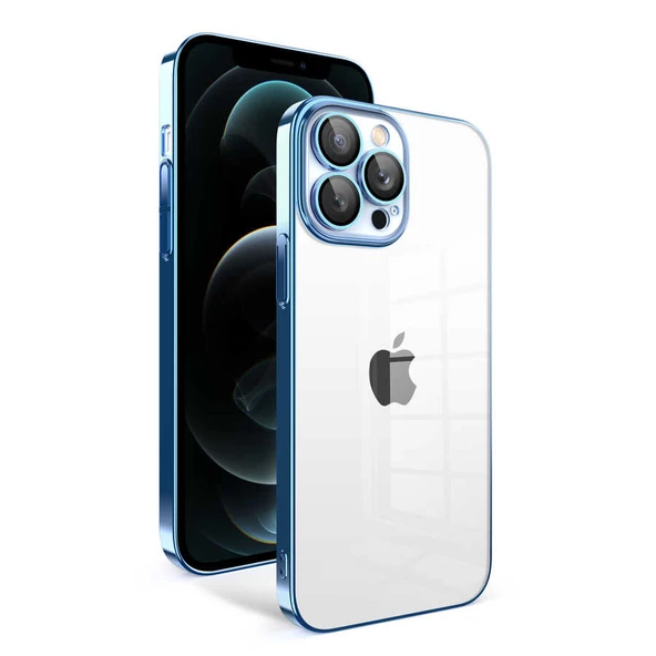 iPhone 12 Pro Max Kılıf Garaj Kenarları Renkli Kamera Korumalı ürün görseli 1